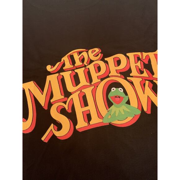 Small The Muppet Show Adult Unisex Tshirt New NWOT Black with Logo Kermit - Picture 4 of 4